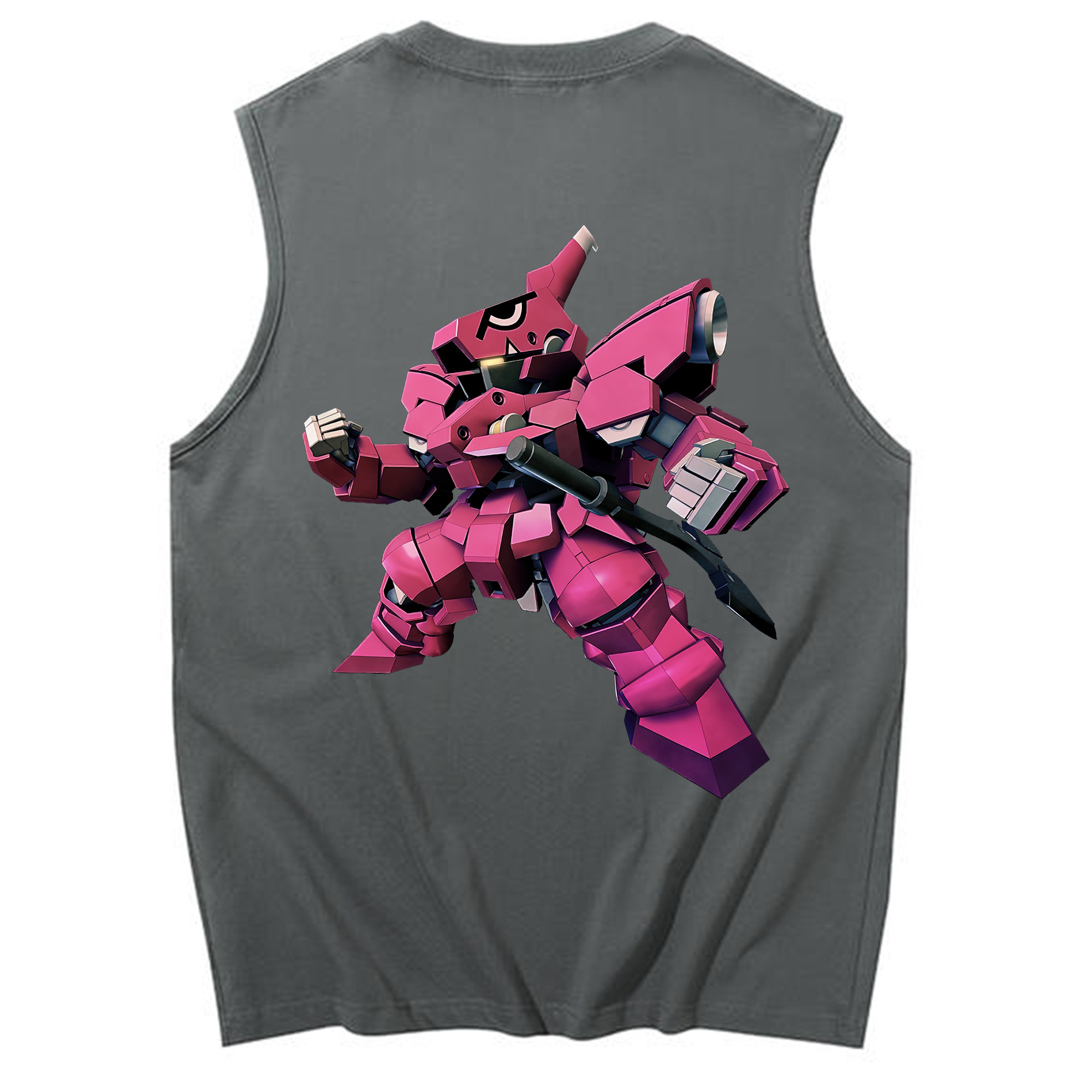 （画像用） 機動戦士ガンダム Mobile Suit Gundam コットン100％タンクトップ（背面プリント）